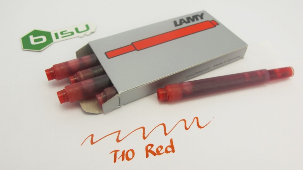 (05 ống) Mực Lamy - T10 - Đỏ Red