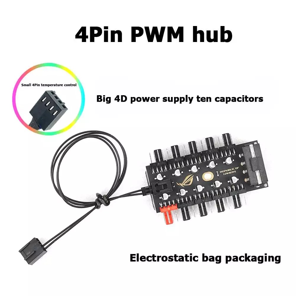 Fan HUB ROG 10 cổng