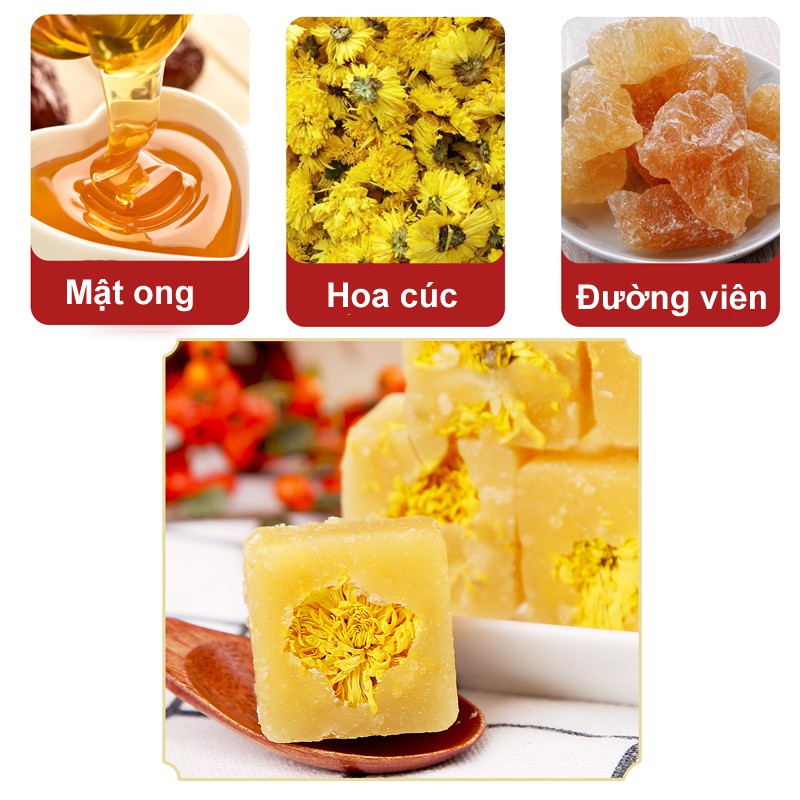 [HOT] Trà hoa cúc đường phèn 100g - Thảo Dược Tấn Phát