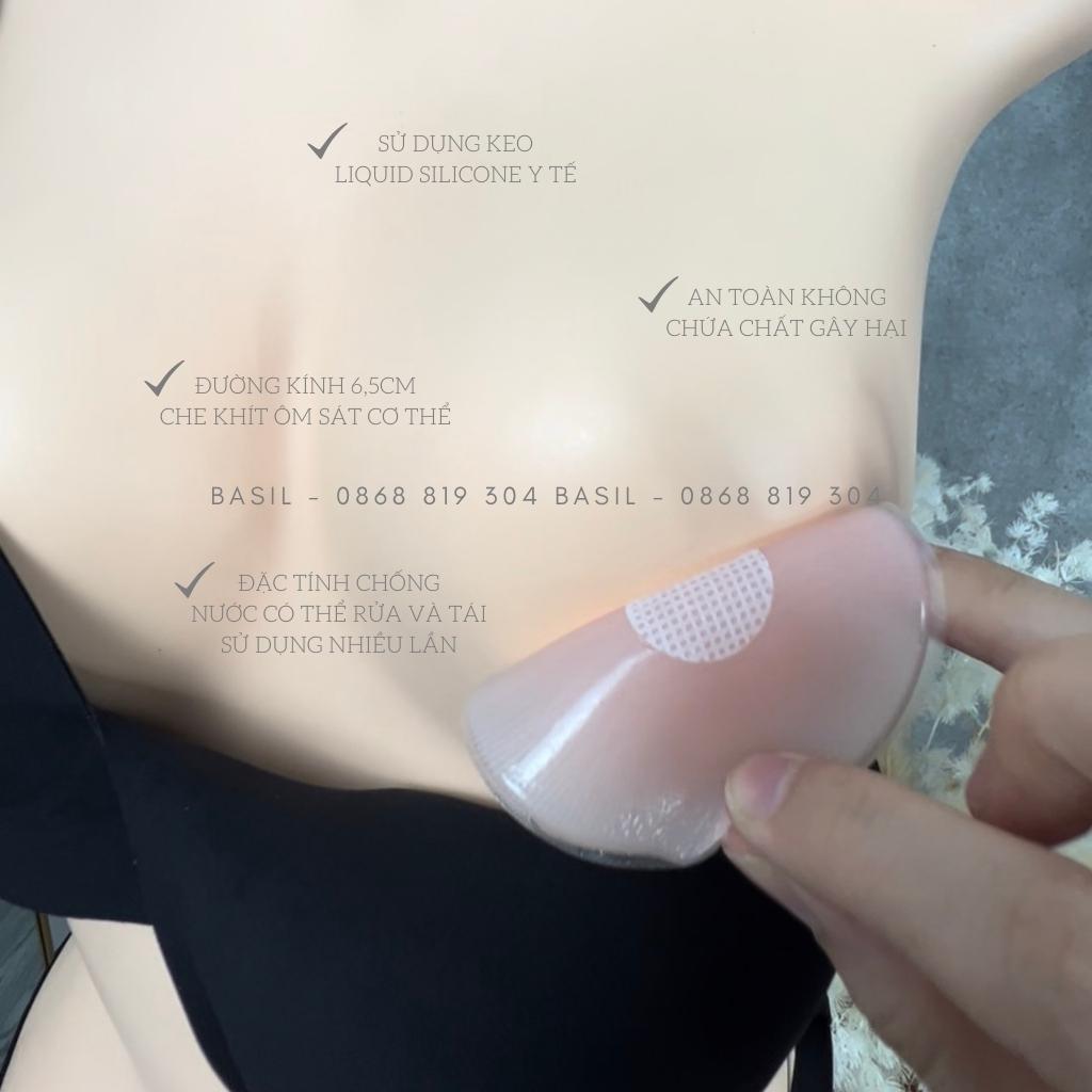 Miếng dán ngực V1 BASIL dán siêu chắc sử dụng nhiều lần cao cấp