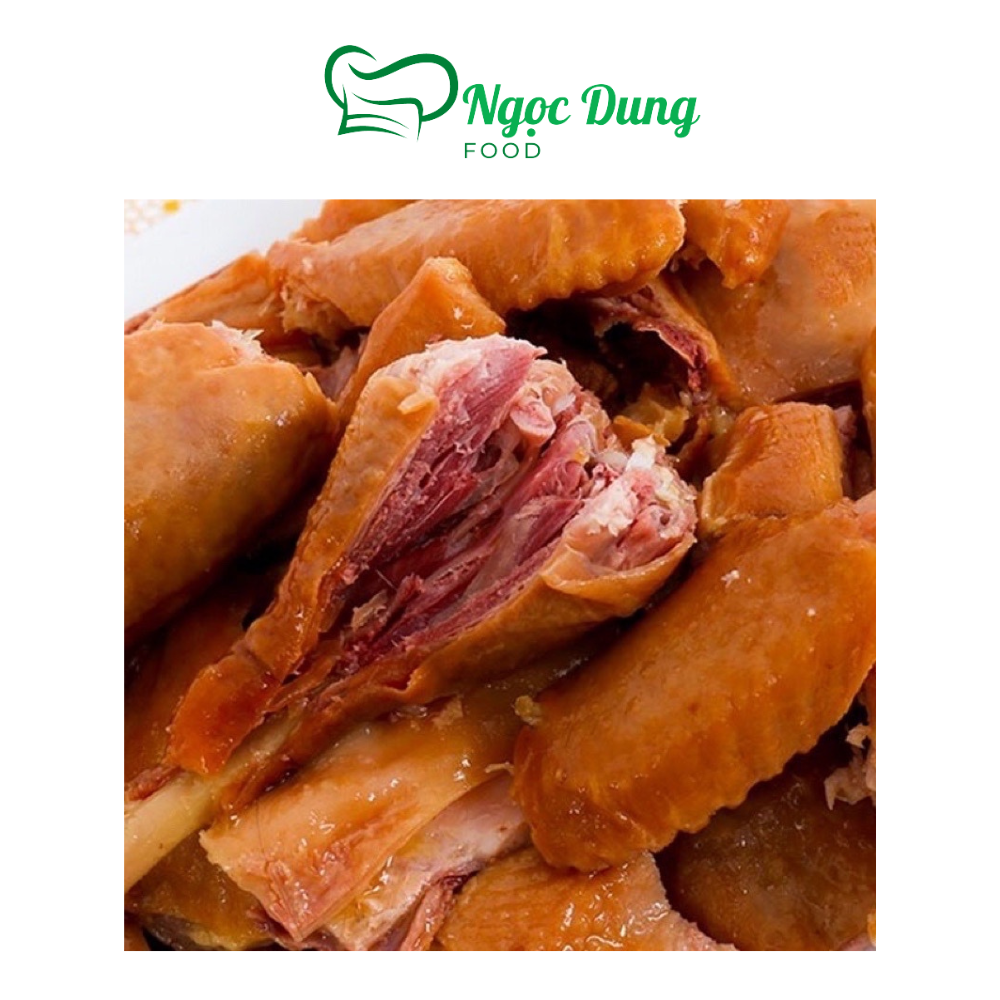 Gà ủ muối xông khói vỉ nữa con (giao hỏa tốc TPHCM)