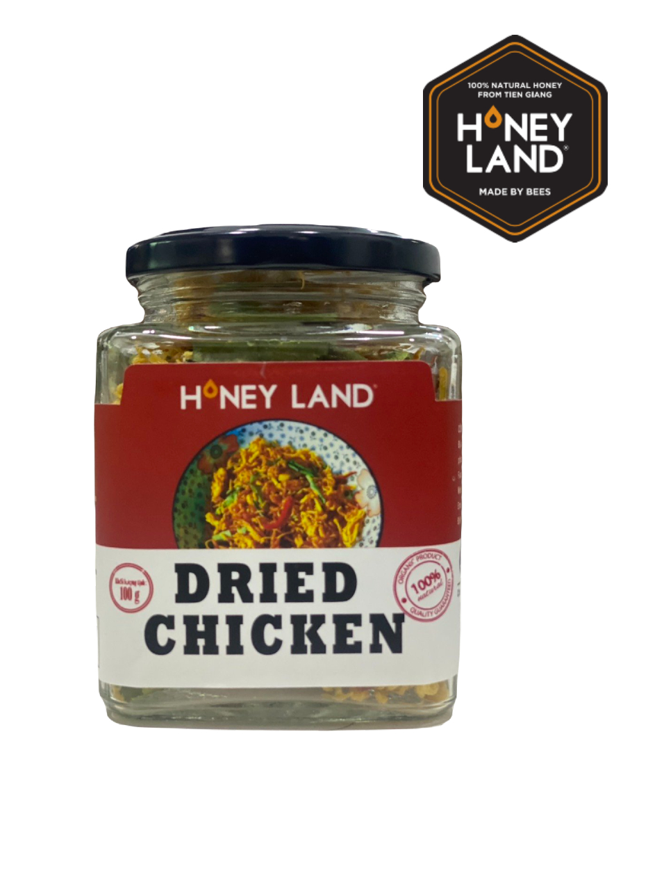 Khô gà xé sợi Honeyland 100g