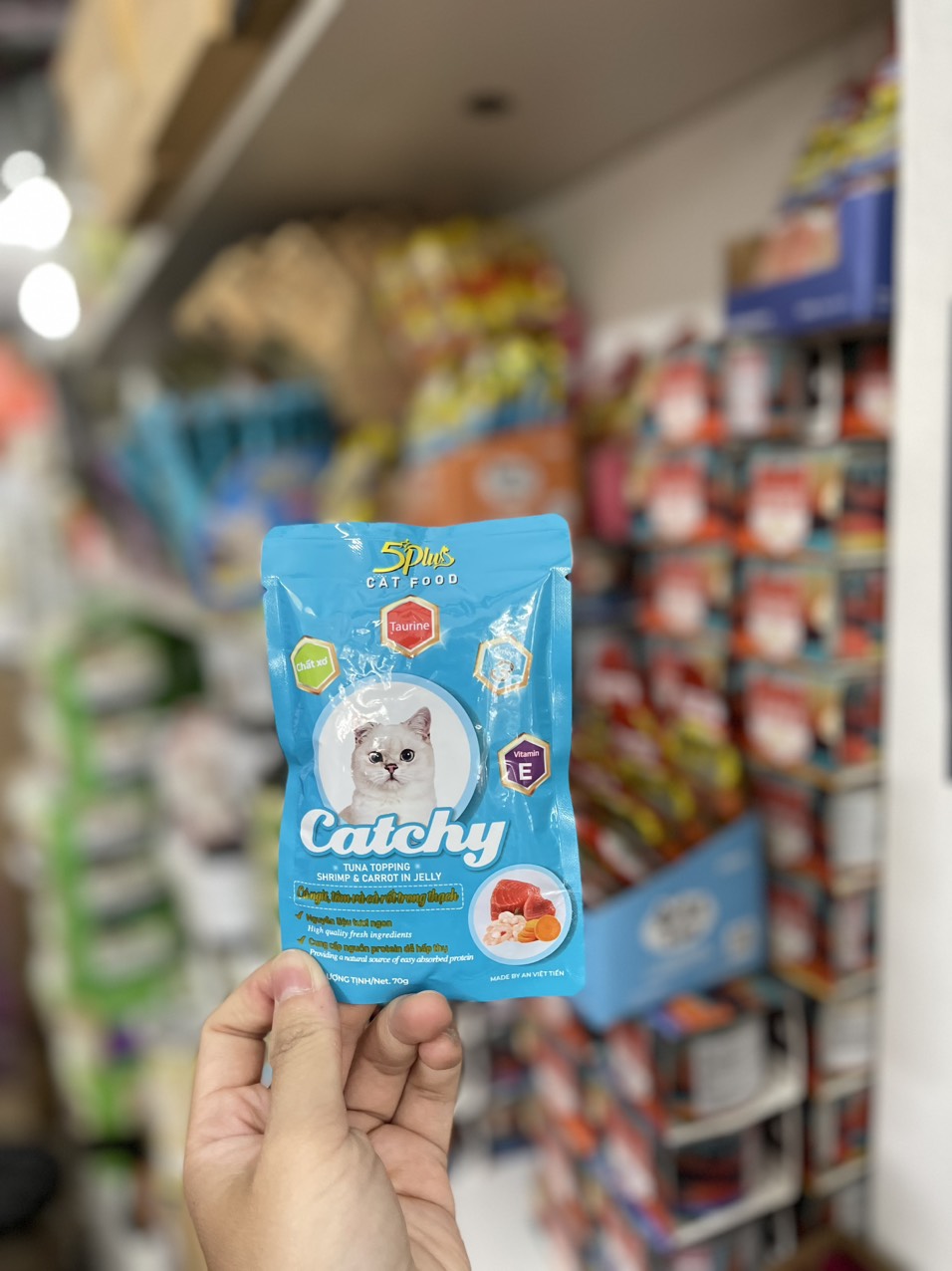 Pate Catchy gói cho mèo 70g