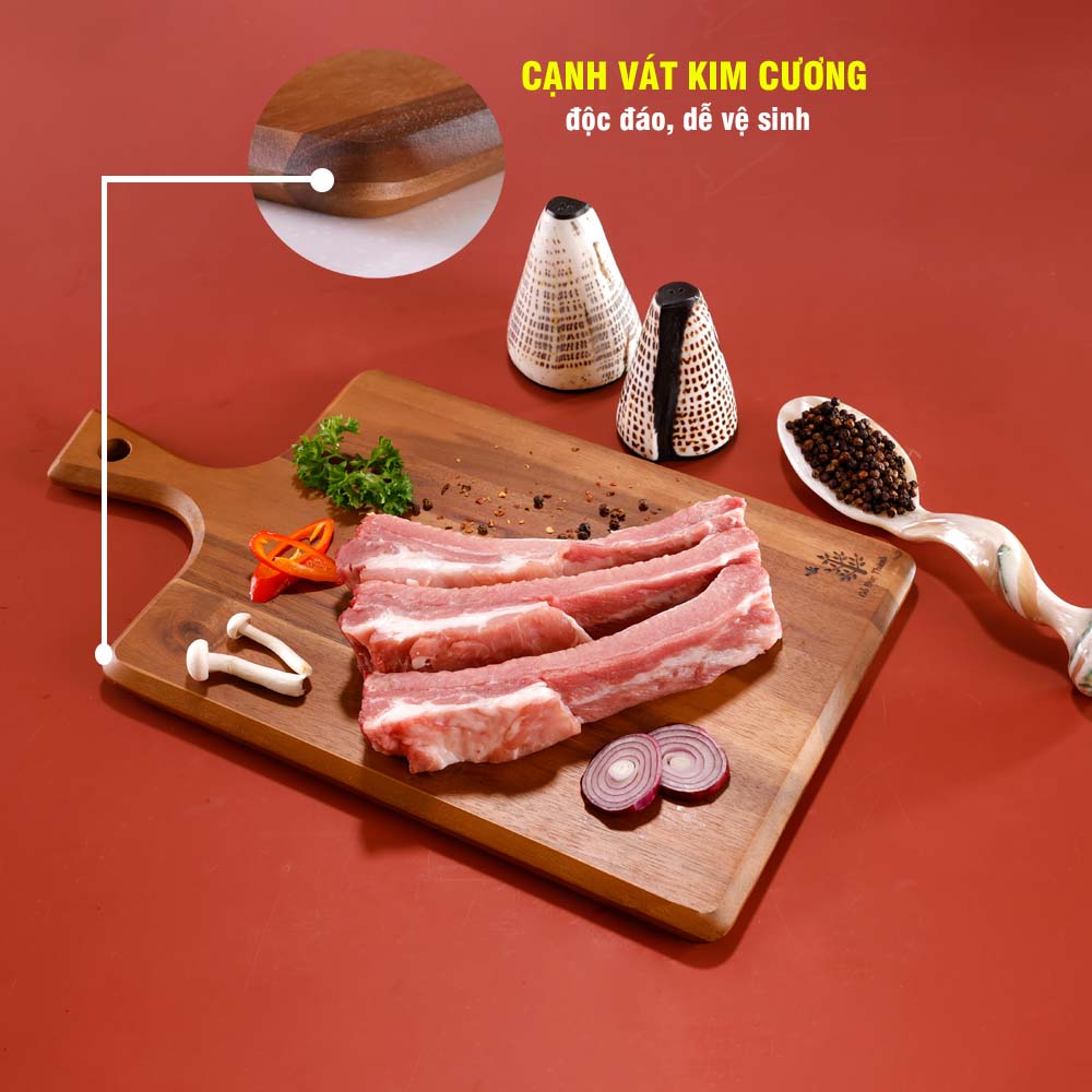 Thớt Liễu Hạnh Phúc Gỗ Đức Thành - 04431 - 14431