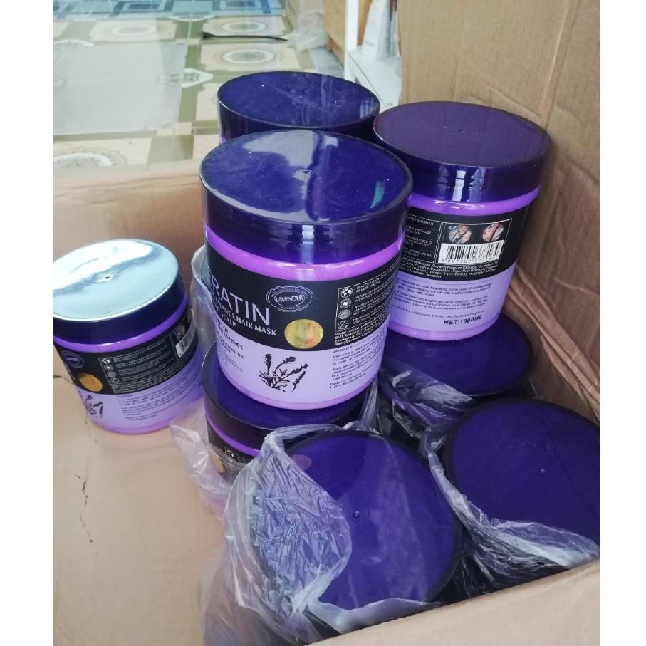 Kem hấp, ủ tóc Keratin 1000ml - Cho Tóc Khỏe, Hương Lavender
