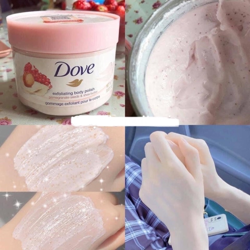 [CHÍNH HÃNG] Tẩy tế bào chết Dove Bản Đức 225gram