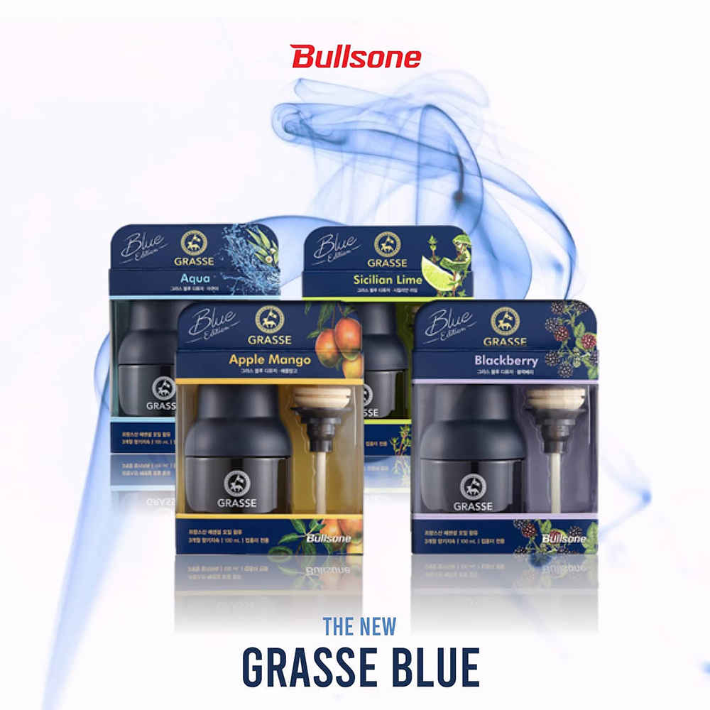 Nước Hoa Xe Hơi 100% Tinh Dầu Pháp Grasse Diffuser Blue 100ml
