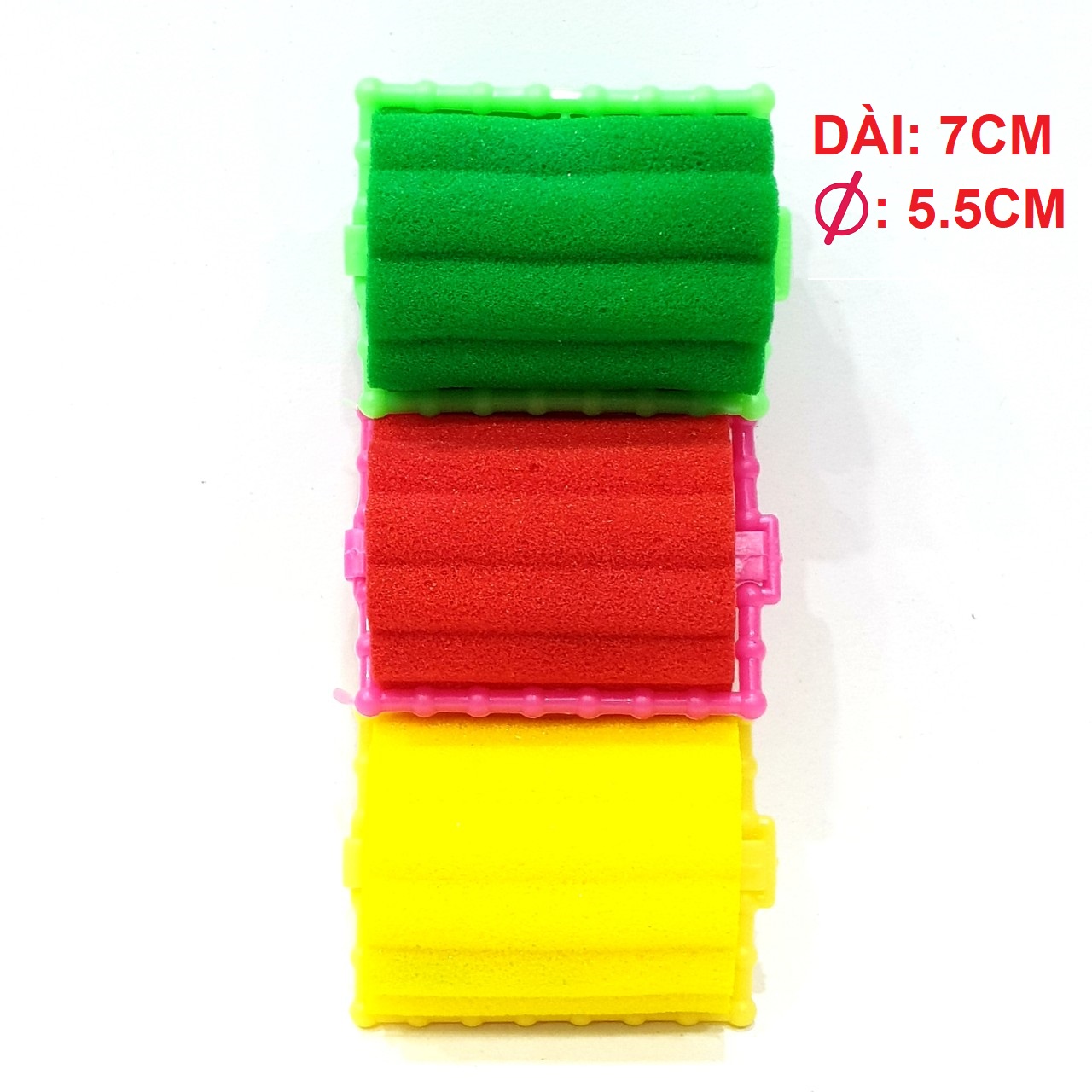 COMBO 2 cái lô mút tạo kiểu tóc nữ [To] 7cm x 5.5cm  MUT22