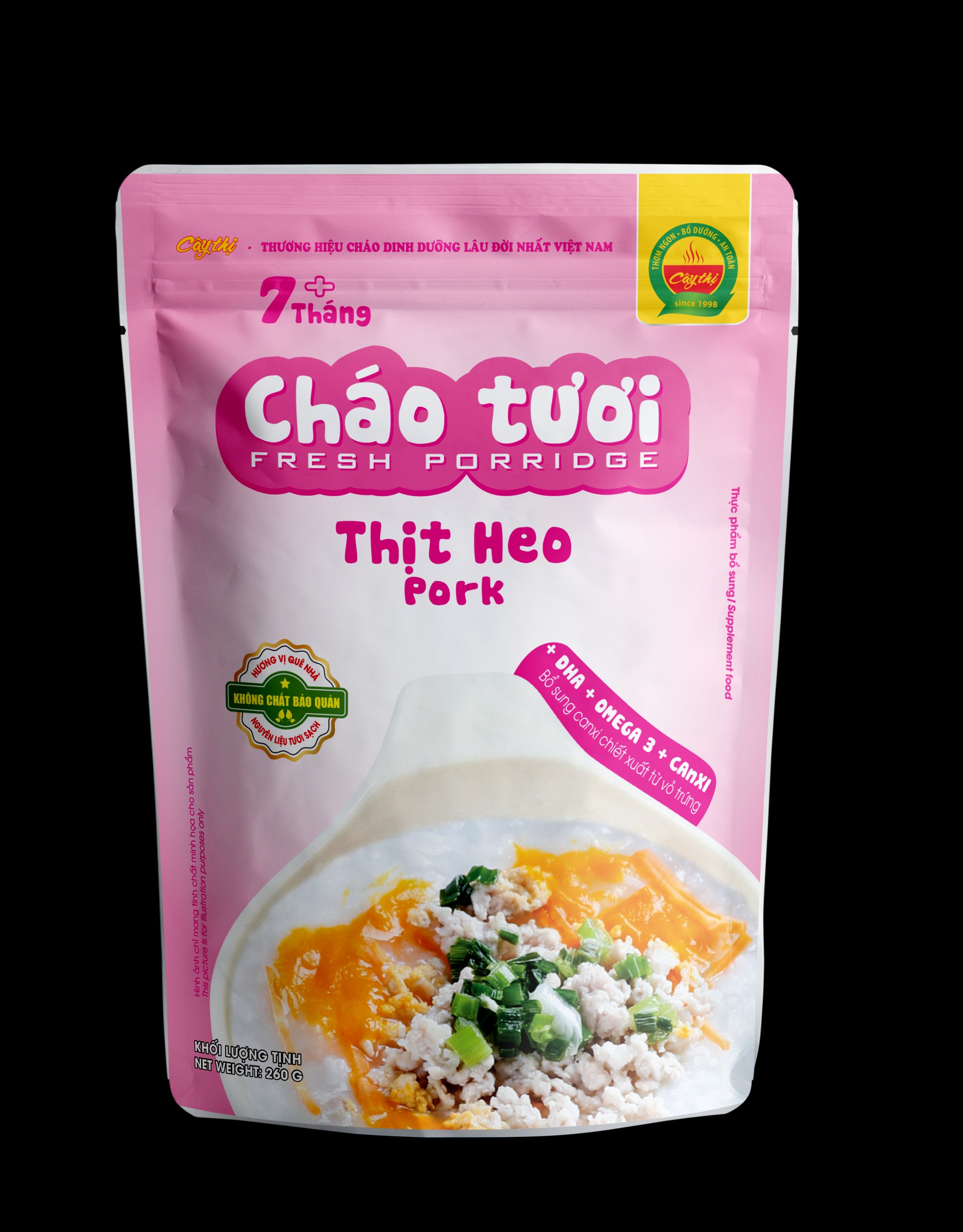 [HCM]Combo 10 gói Cháo tươi Thịt heo