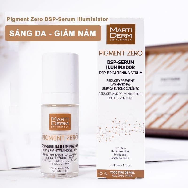 Tinh Chất Làm Sáng Da, Mờ Thâm - MartiDerm Pigment Zero DSP Serum Illuminator (30ml)