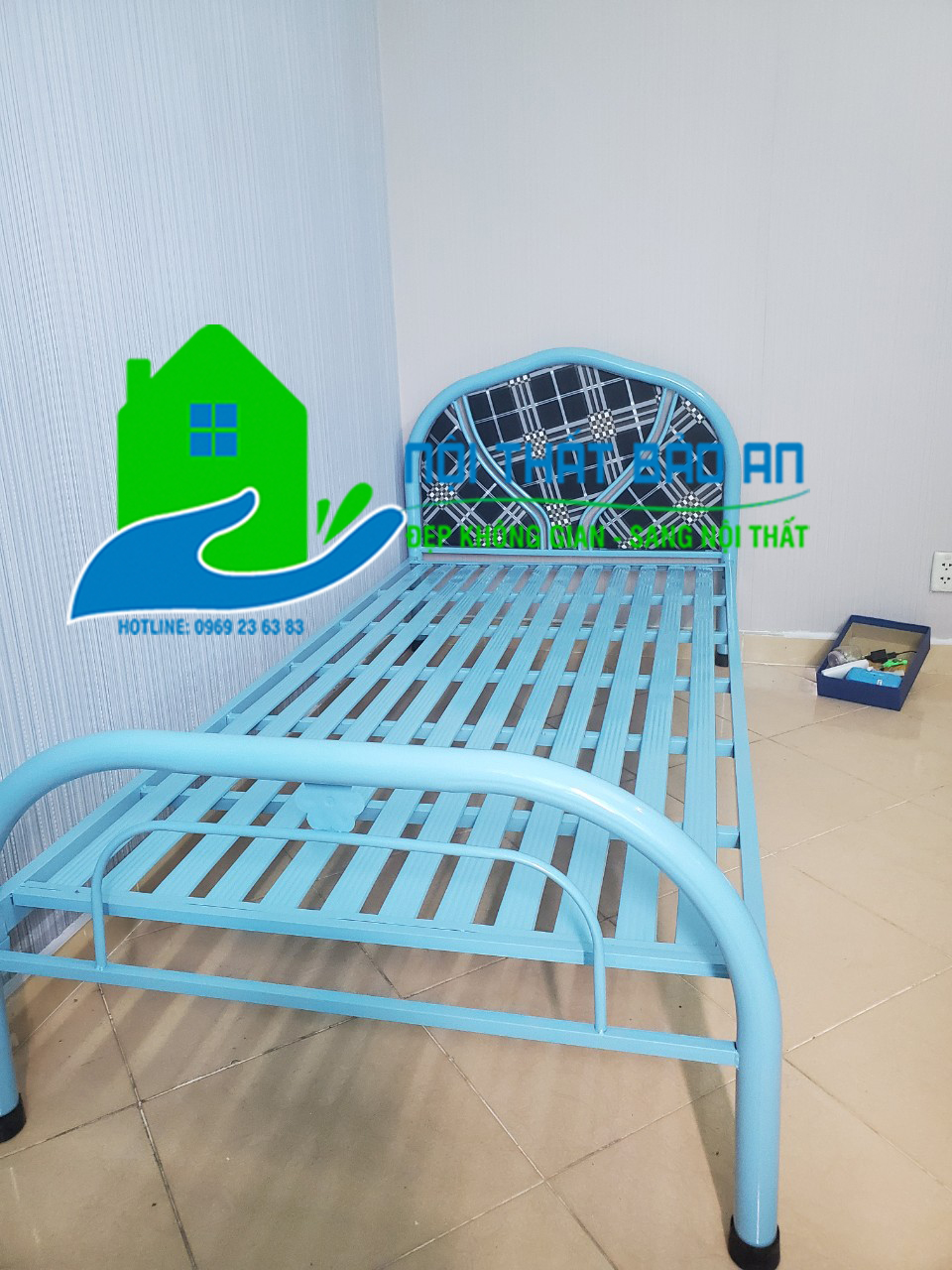 [HCM] Giường sắt đơn 1m x 2m nhiều màu