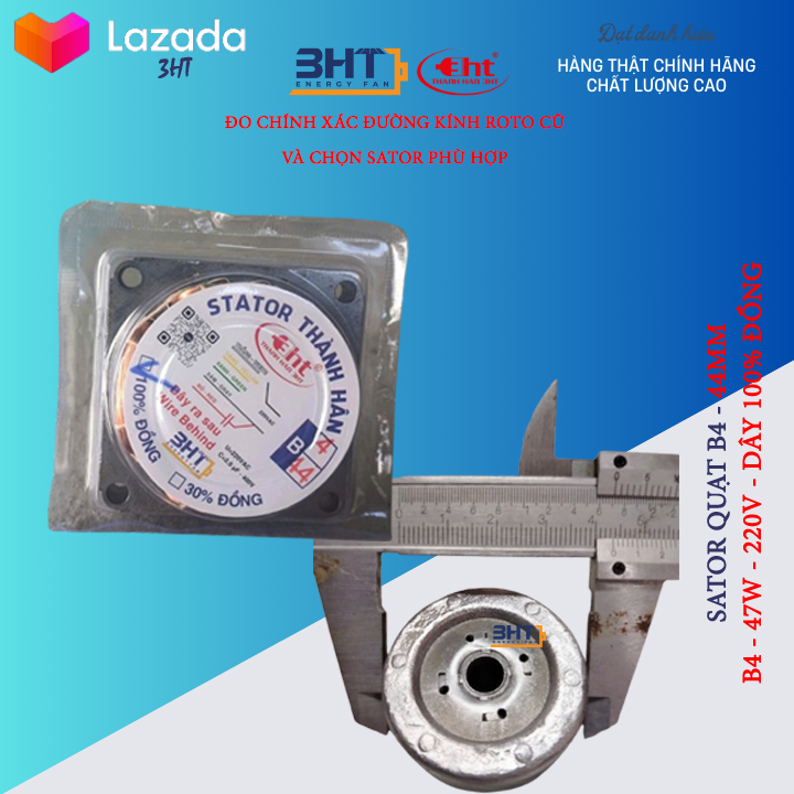 Stator quạt B4 - dây đồng 100%
