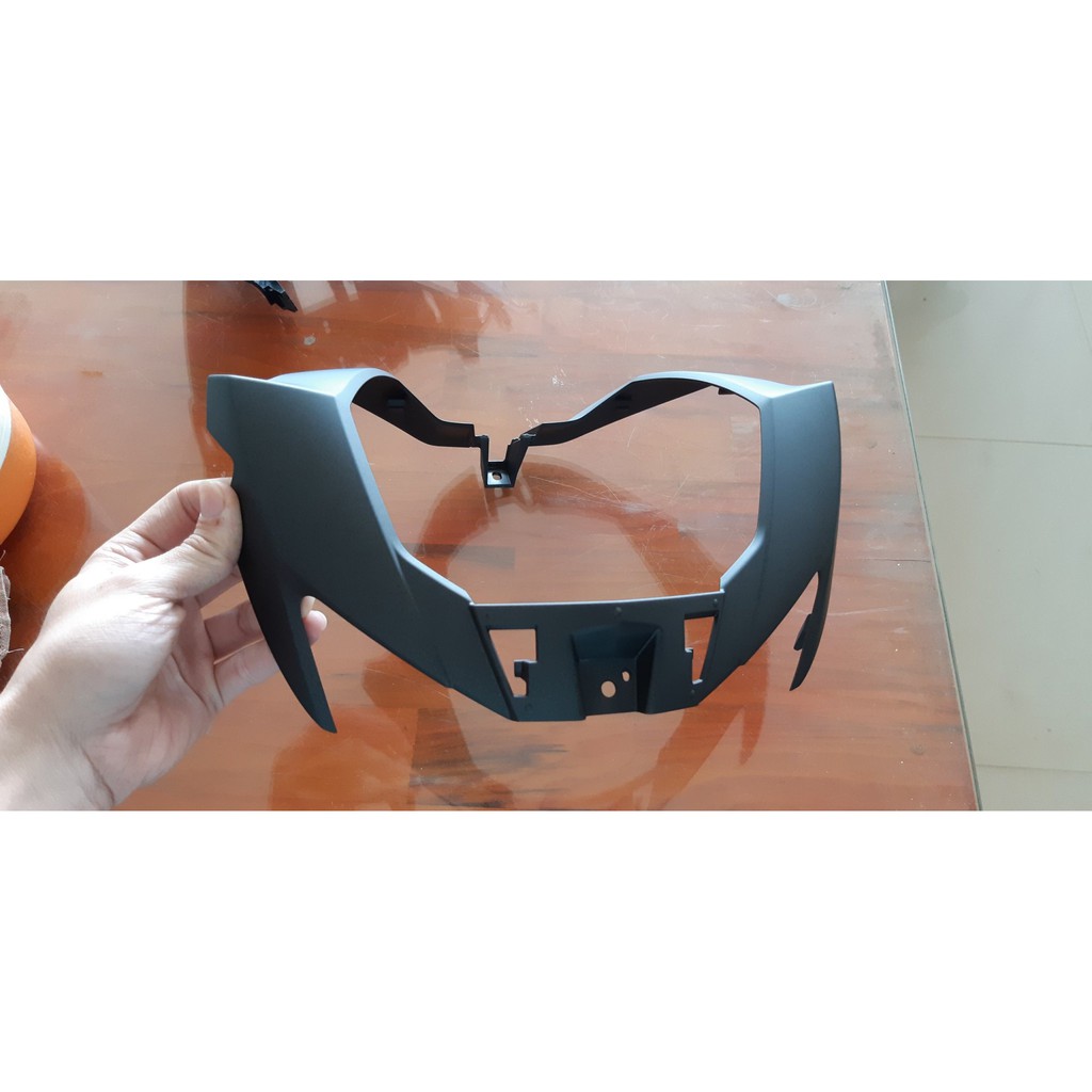 Ốp Đầu Trước Xe Ex150 2019 Đen Nhám