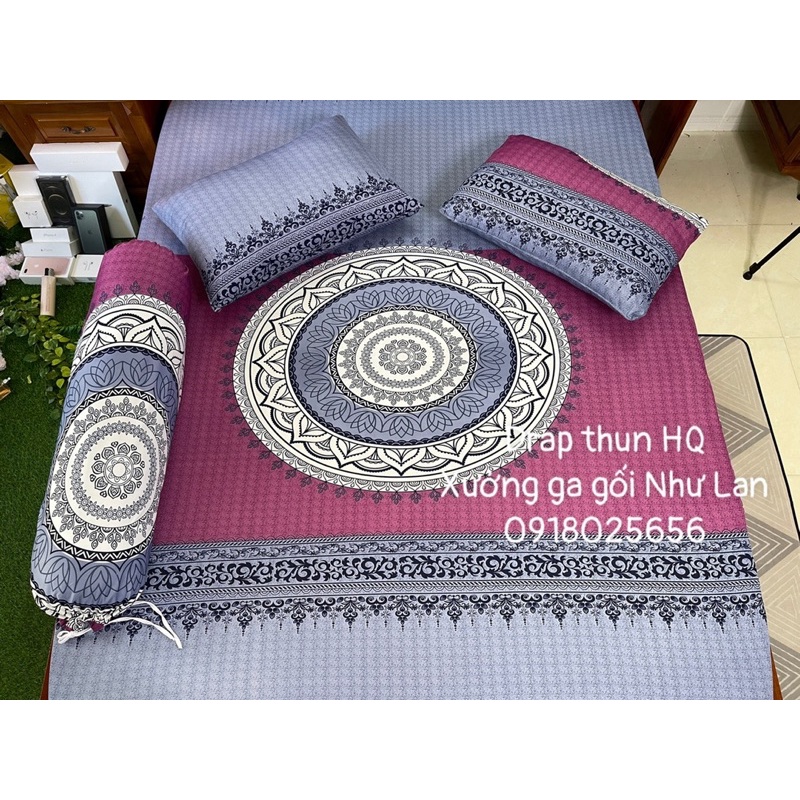 Bộ ga gối Thun Hàn Quốc giá rẽ
