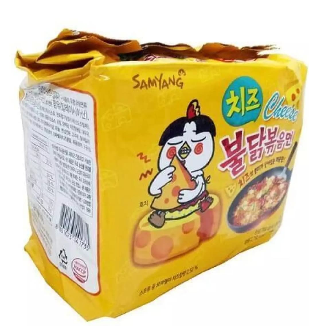 Mì khô Gà Cay Phô Mai Samyang Hàn Quốc ( combo 5 gói )