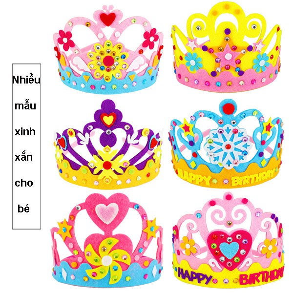Vương miện 3D thủ g cho bé (1477VMB)