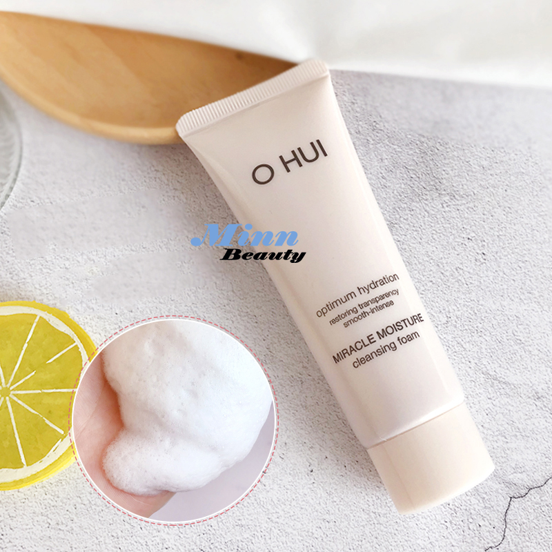 Sữa Rửa Mặt Dưỡng Ẩm Ohui Miracle Moisture Cleansing Foam 40ml