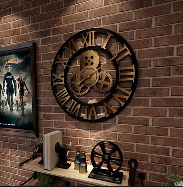 Wooden wall clock