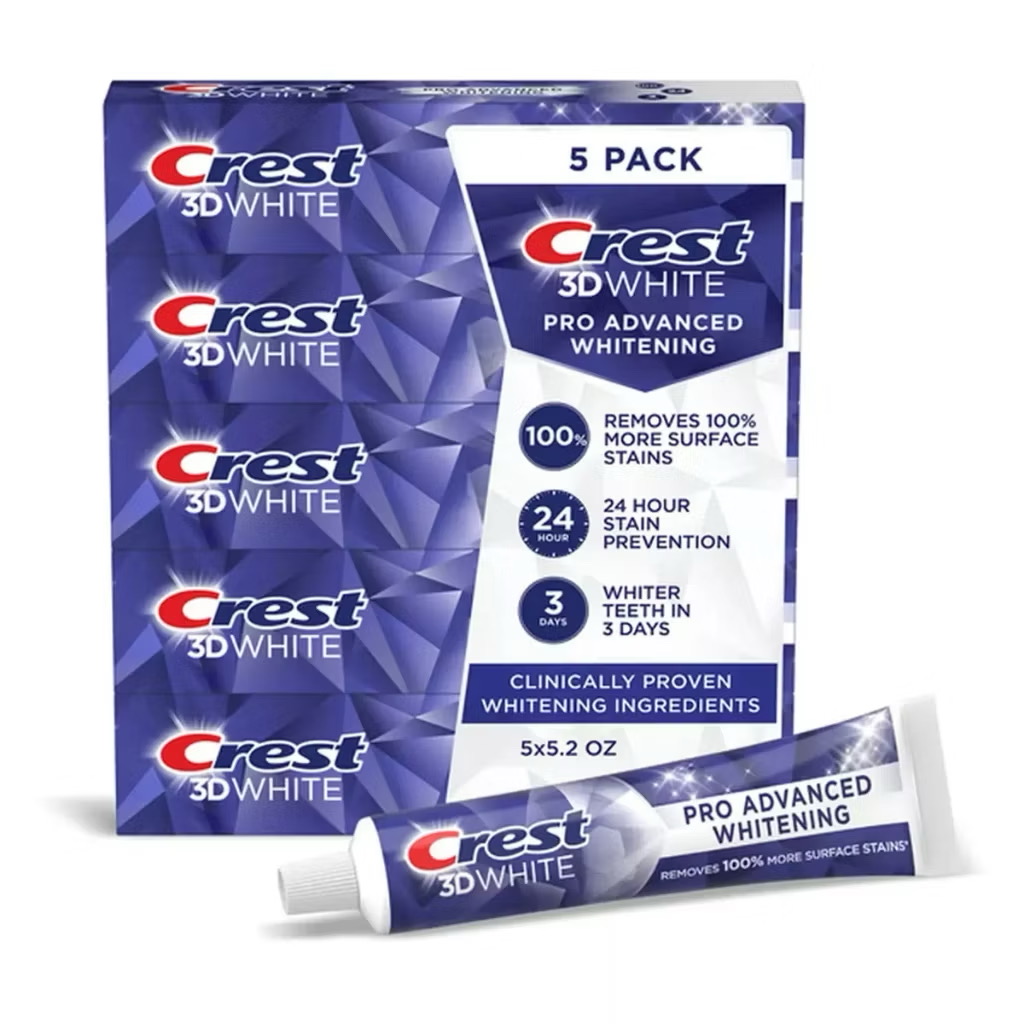 Kem đánh răng Crest 3D White Pro Advanced Whitening 147g