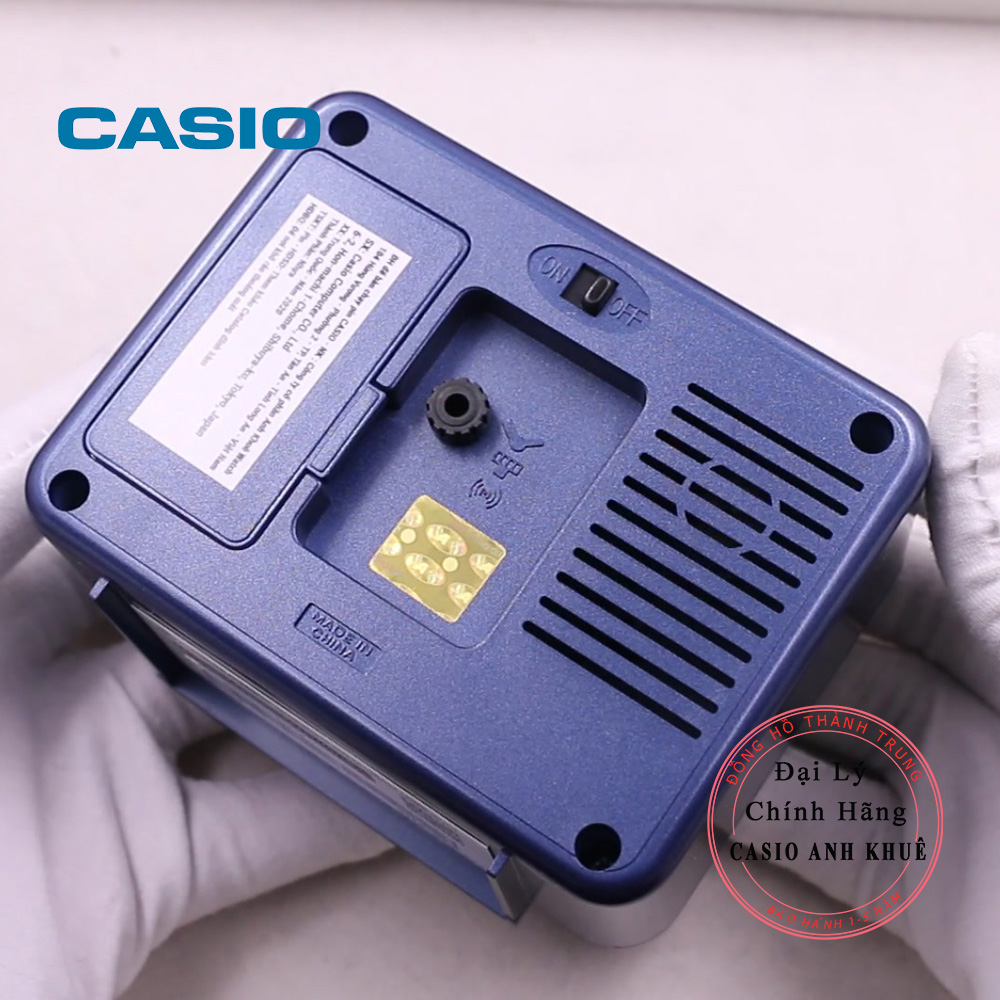Đồng hồ để bàn Casio TQ-218-2DF báo thức ( Kích thước 9×10.7×6 cm )