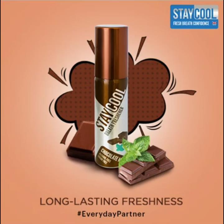 [HCM]Xịt thơm miệng Staycool vị Socola (Chocolate)