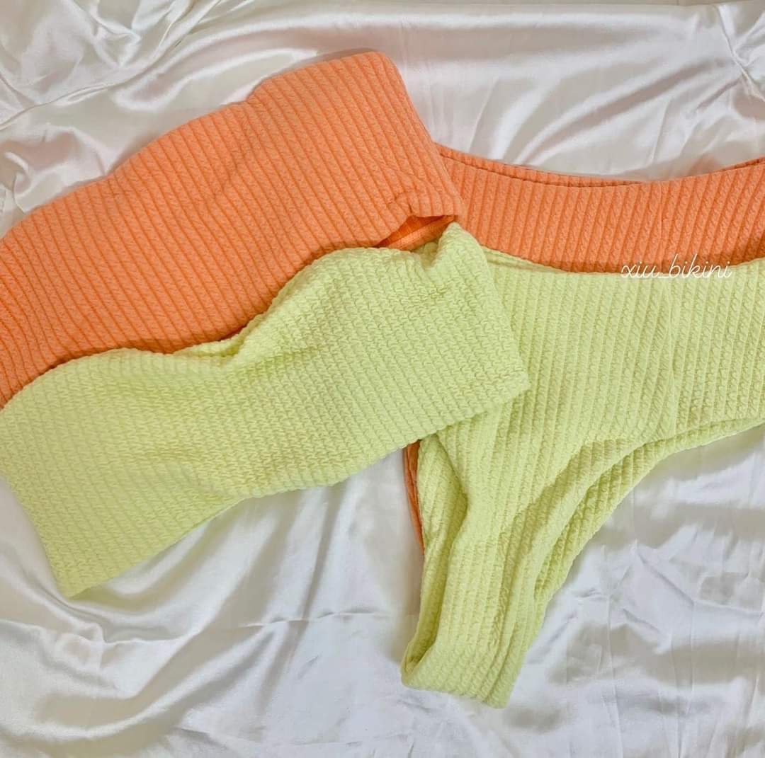 Bikini 2 mảnh quần thong cạp cao
