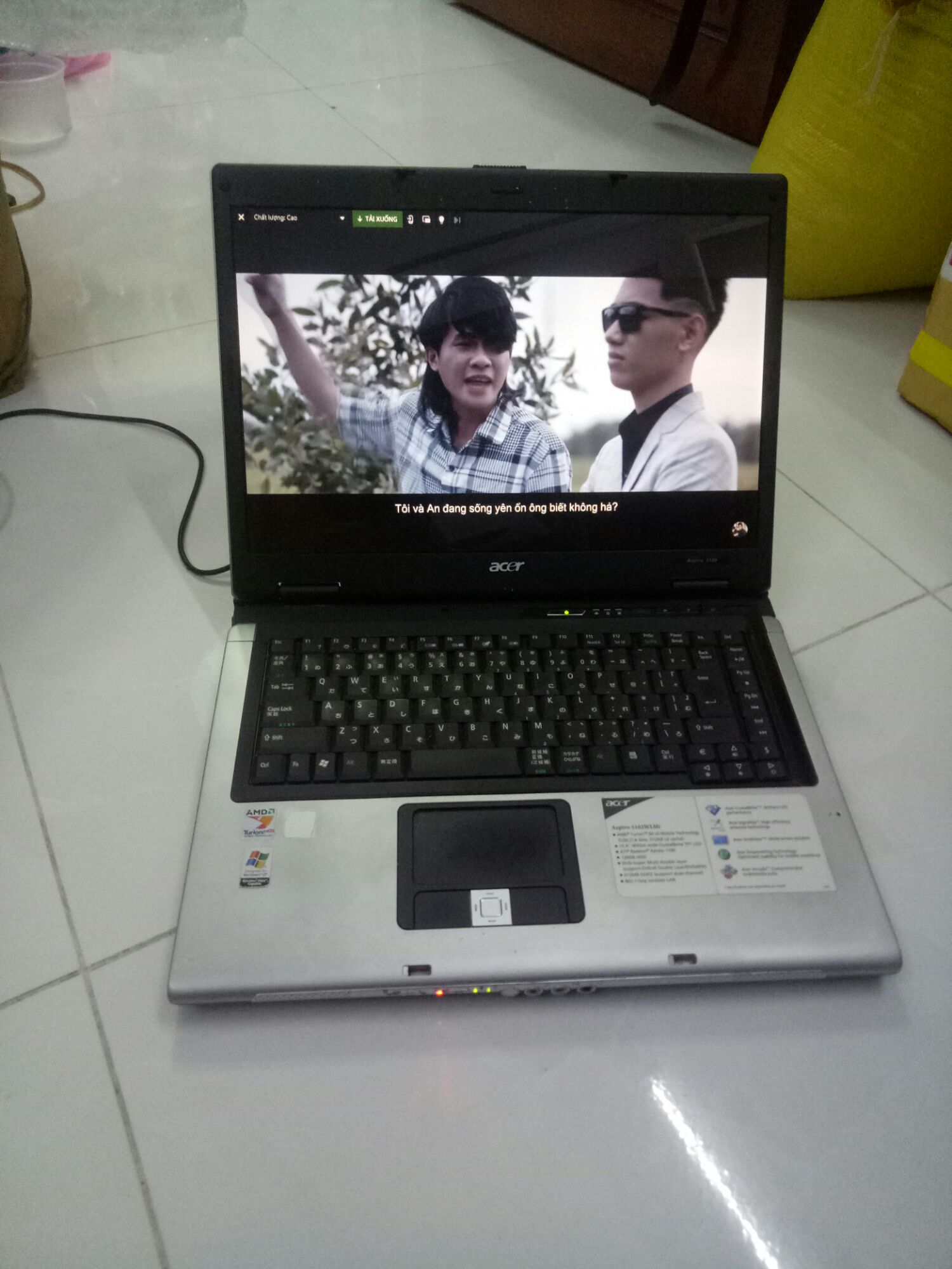 ACER spire 5100 cho bé học tập online