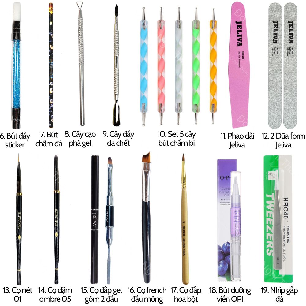 Combo làm nail đầy đủ chuyên nghiệp số 3