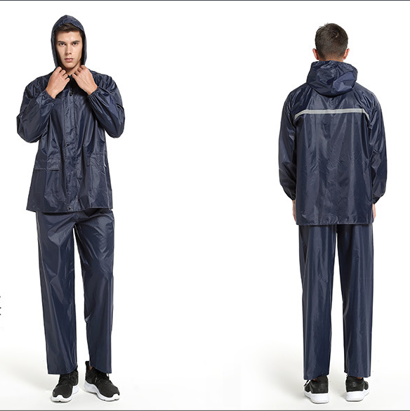 Woven conjoined cone rain wear-raincoat set with hats-protective coat-buy skirt-rain cover-cold resistant coat