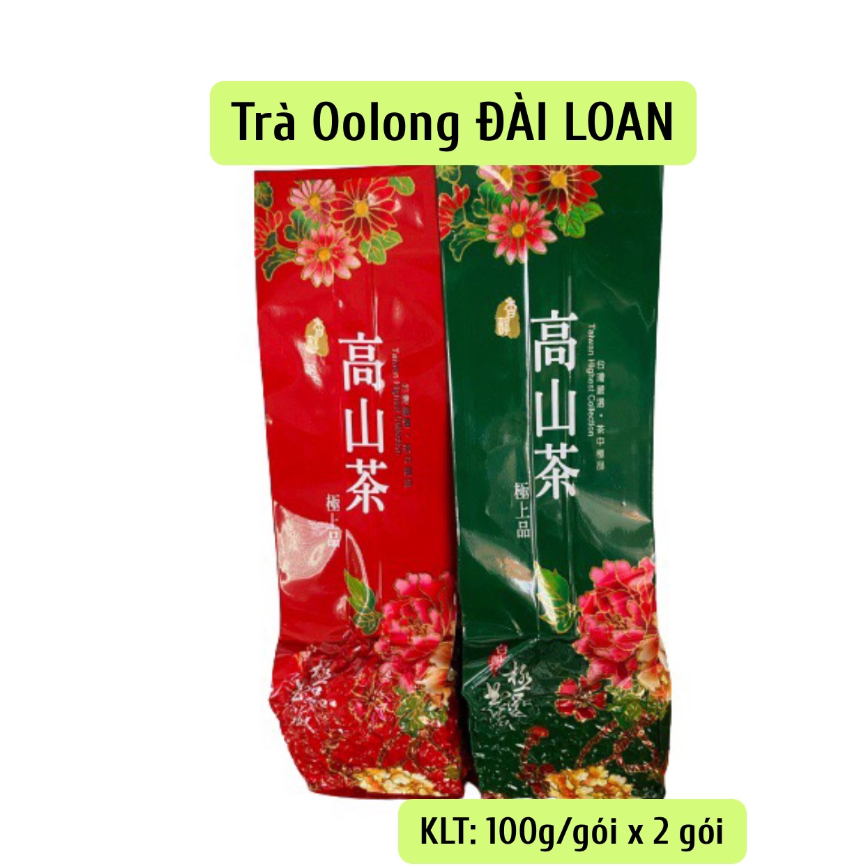 [HCM]Combo dùng thử trà Oolong 3 vị Đài Loan