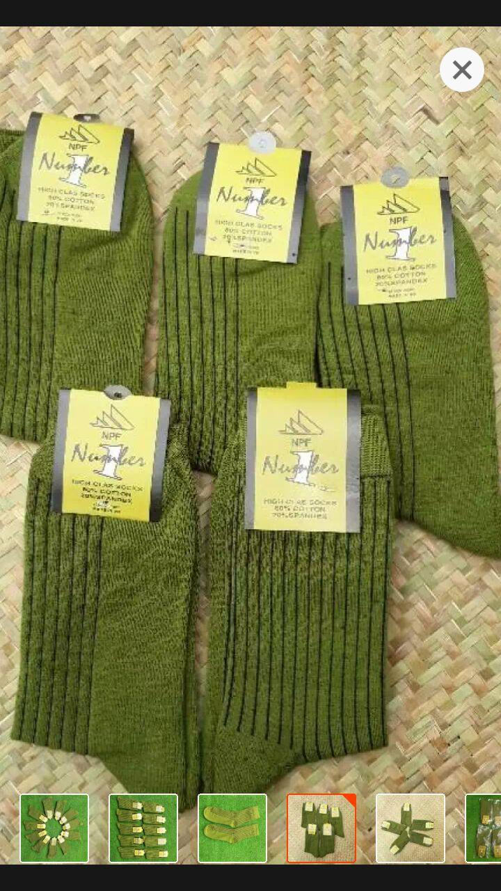 Vớ tất chân xanh rêu (5 đôi)