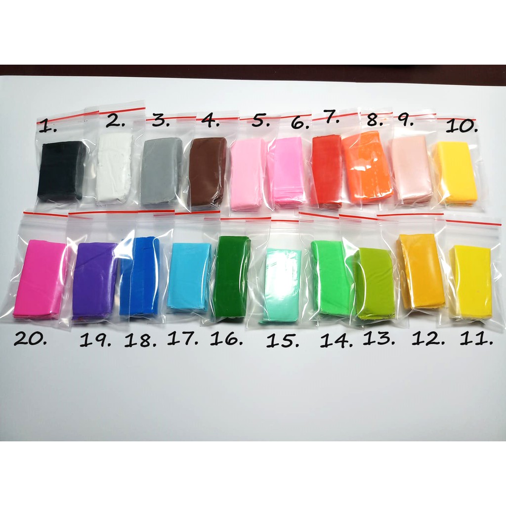 Đất Sét Nung Polymer Clay Cục 20Gr
