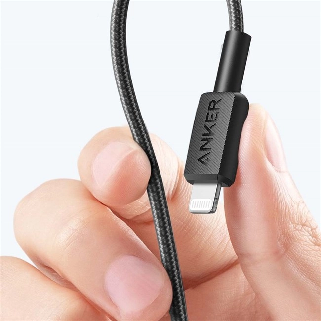 Cáp Sạc Nylon Anker 322 USB-C to Lightning 0.9m - A81B5