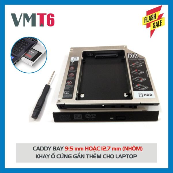 Bảng giá Caddy Bay HDD SSD SATA 3 9.5mm/12.7mm - Khay ổ cứng thay thế ổ DVD Phong Vũ