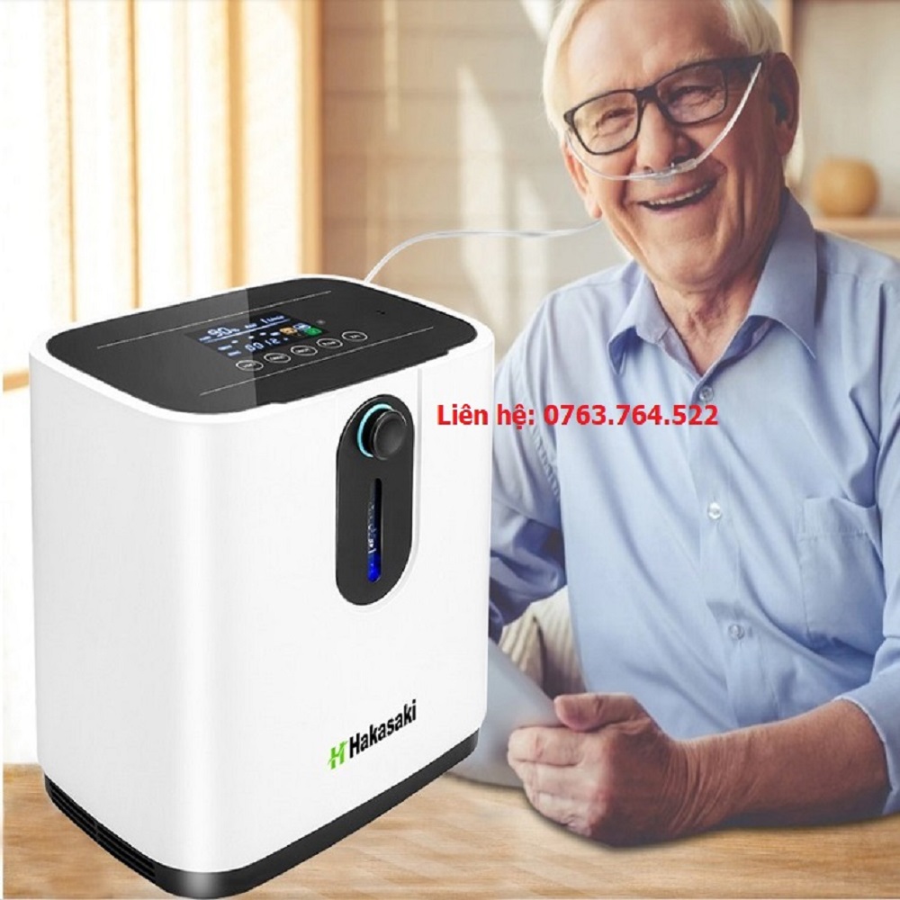 Máy Tạo Oxy Gia Đình 7 Lít Sử Dụng Cho Người Bệnh Hàng Mới 100%