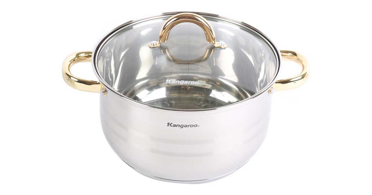 Bộ nồi Inox 3 chiếc đáy 5 lớp Kangaroo KG865