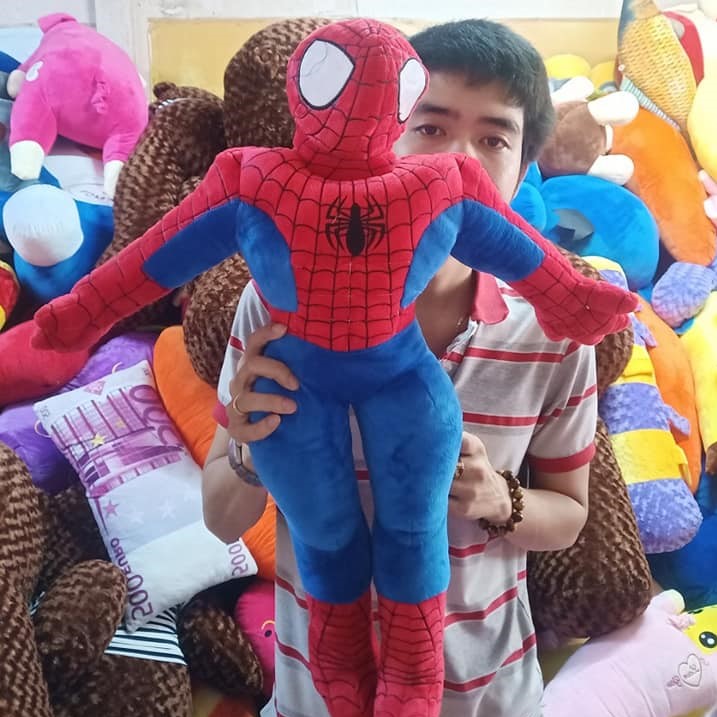 [TẶNG QUÀ] GẤU BÔNG NGƯỜI NHỆN GẤU BÔNG SIÊU NHÂN SIZE LỚN ĐỒ CHƠI SPIDER MAN NHỒI BÔNG HÀNG CAO CẤP VẢI NHUNG MỀM MỊN