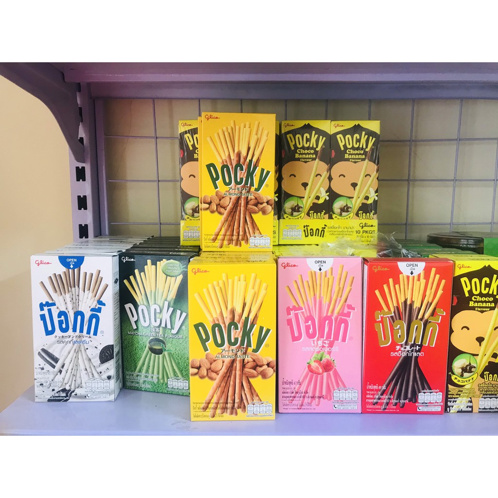 Pocky Matcha Thái Lan - Hàng Có Sẵn, Date Mới ( Đồ Ăn Vặt Thái Lan )