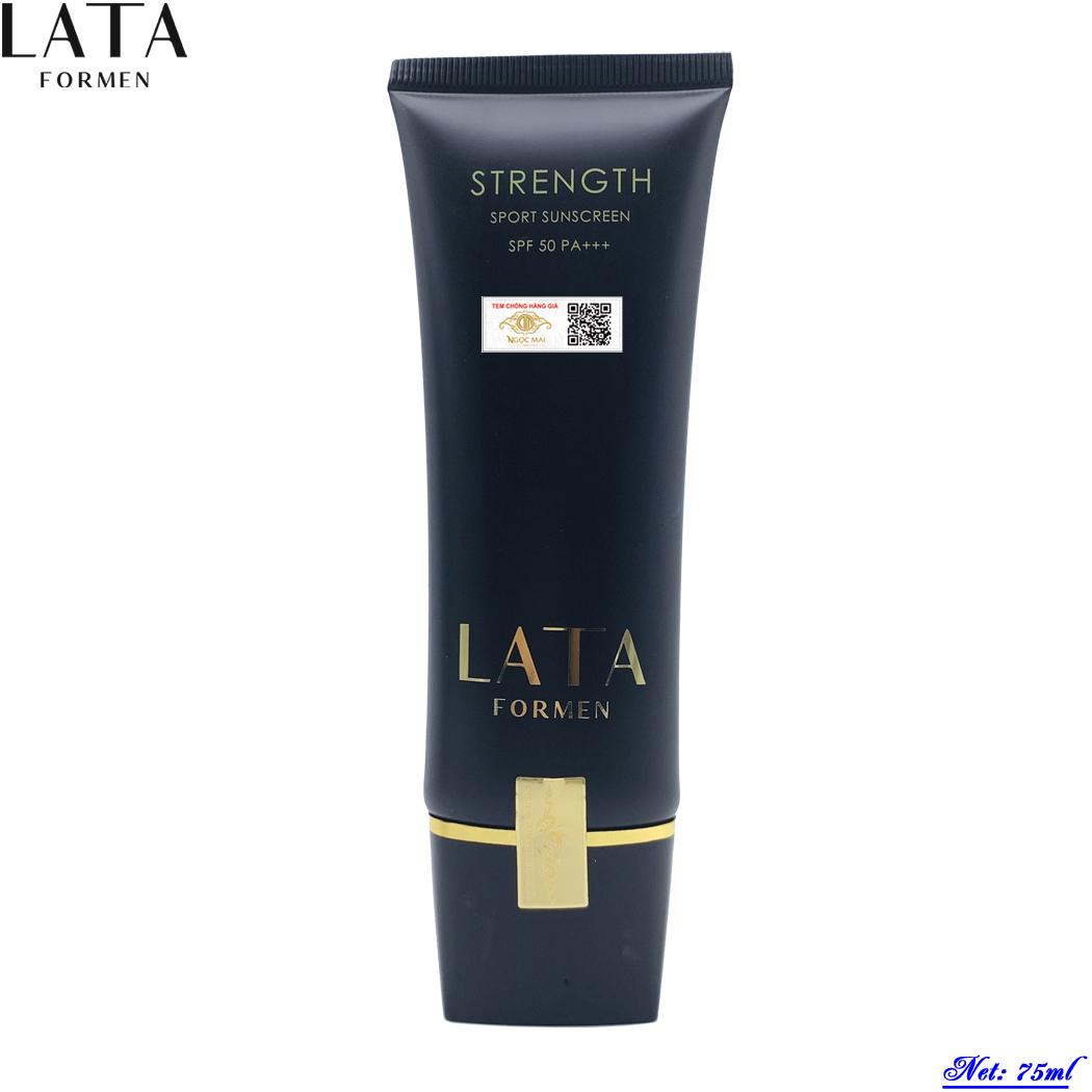 Mỹ phẩm cho nam giới Kem chống nắng thể thao LATA ForMen (75ml)