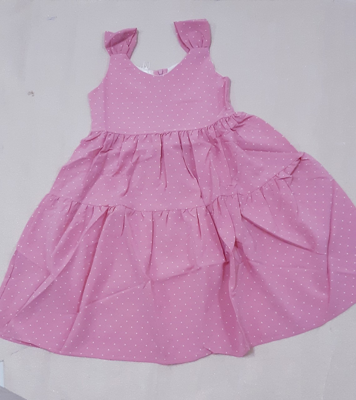 Đầm xòe maxi dái cho bé gái size đại
