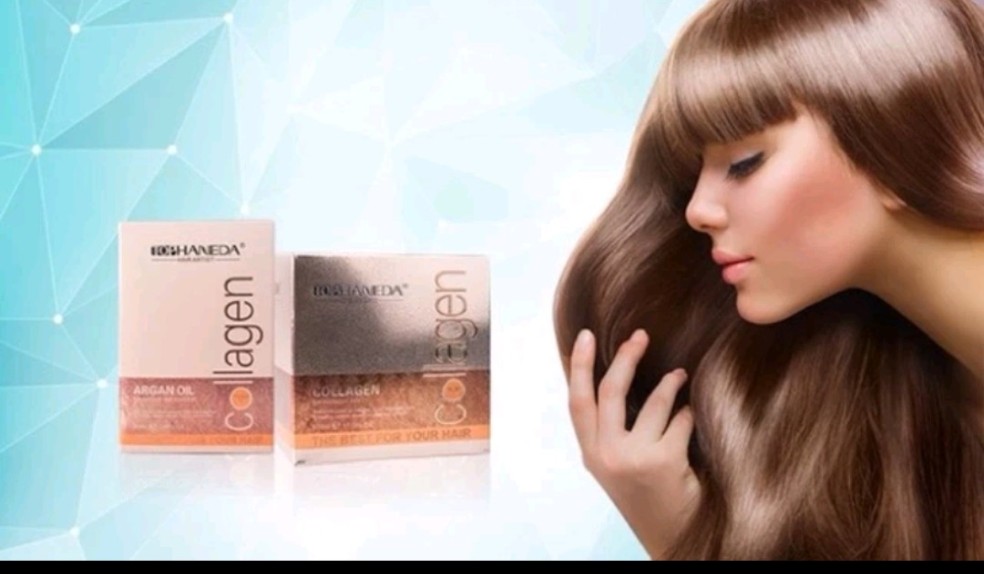 TINH DẦU DƯỠNG TÓC KHÔ YẾU HANEDA COLLAGEN ARGAN 60ML