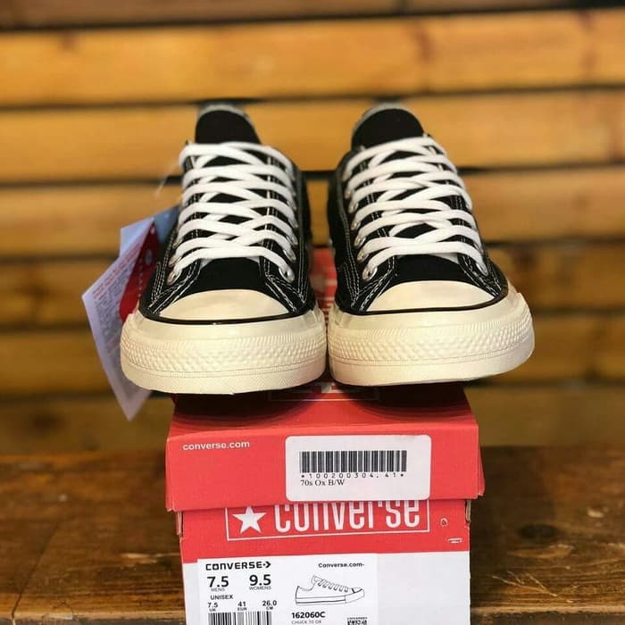GIÀY CONVERSE 1970S THẤP CỔ MÀU ĐEN (Tặng túi converse+ Tặng tất+ Bill)
