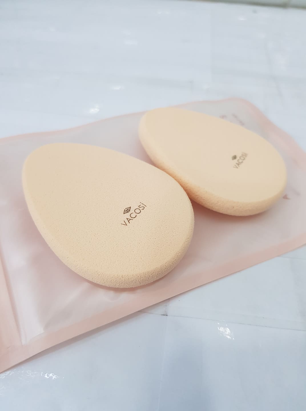 Bịch 2 Miếng Bông Phấn Giọt Nước Vacosi BP15 Hàn Quốc
