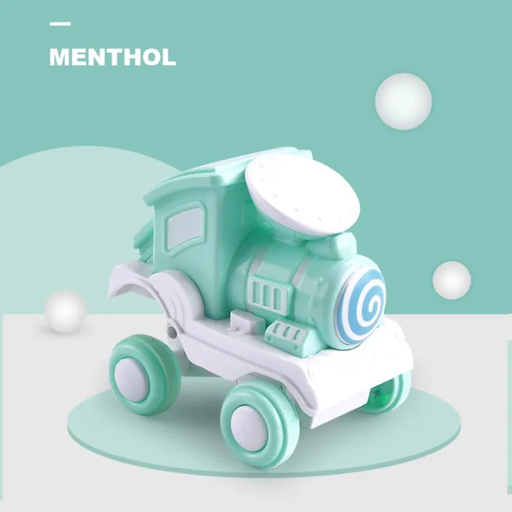 Train Shape Toy Trolley Model Xe đẩy đồ chơi trẻ em, Train Roll Train Head Toy