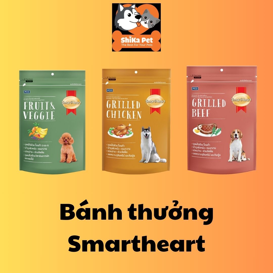 Snack Bánh Thưởng Smartheart Cho Chó 100G
