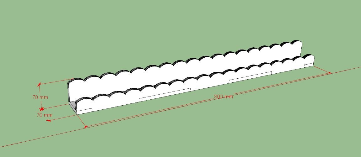 Thanh kệ nail treo tường siêu rẻ