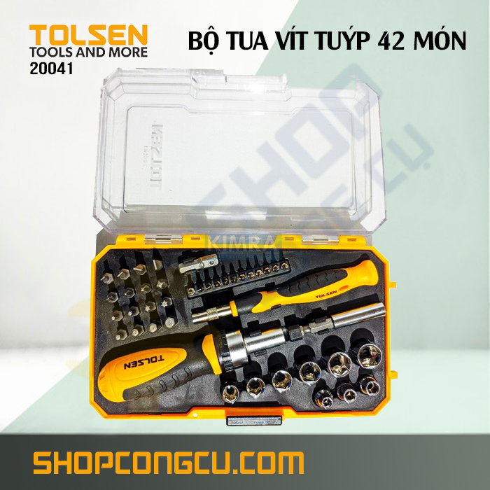 Bộ tua vít tuýp 42 món Tolsen 20041