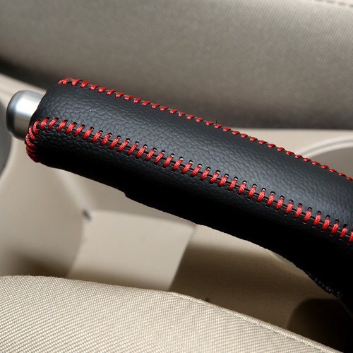 Bọc cần số, phanh tay hyundai accent, elantra số sàn .da bò thật, bảo hành 2 năm