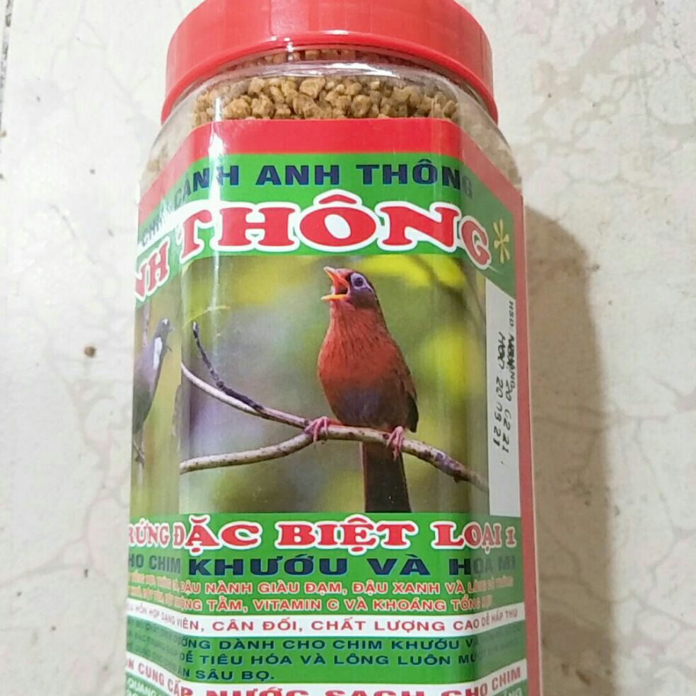 Cám dành cho chim khứu và hoạ mi Anh Thông (500g)