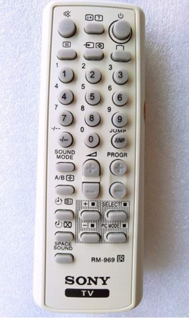 REMOTE TIVI SONY CRT